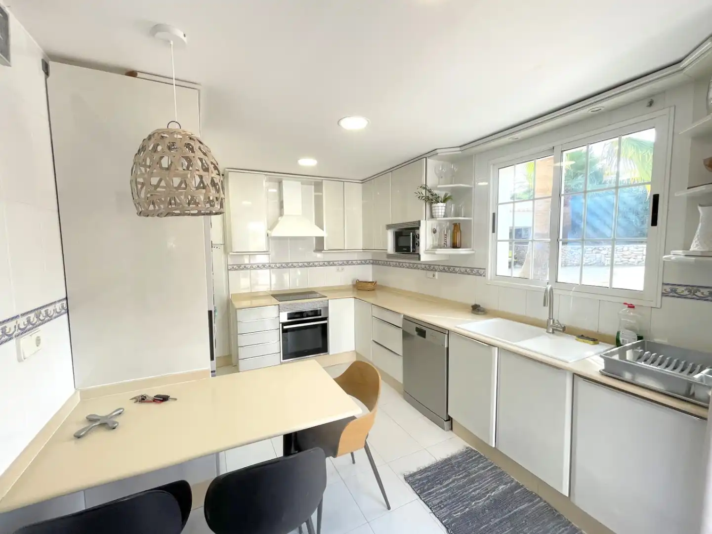Cocina de Casa o chalet de alquiler en Jávea / Xàbia con Aire acondicionado, Calefacción y Jardín privado