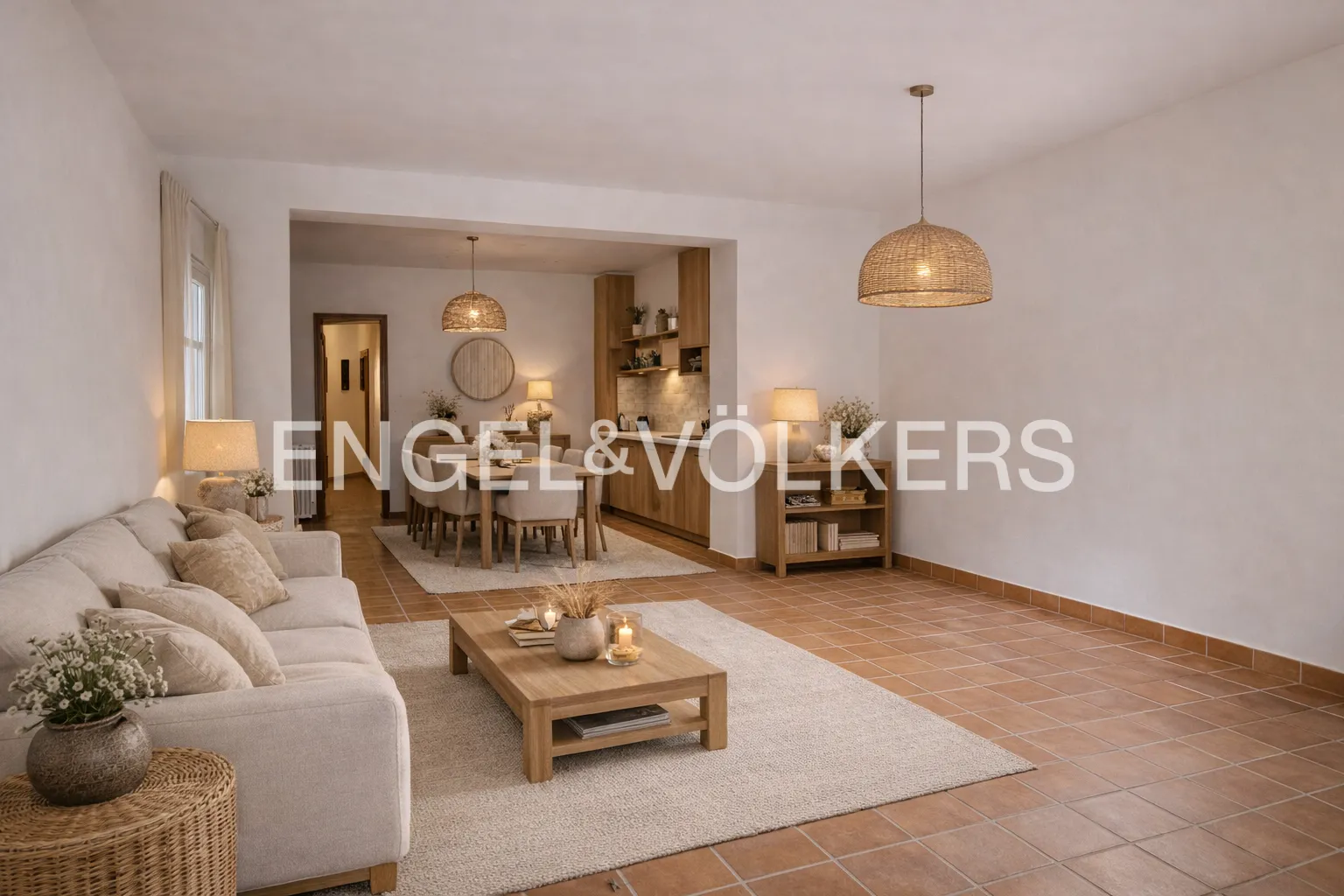 Sala d'estar de Casa o xalet en venda en Esplugues de Llobregat amb Calefacció i Jardí privat