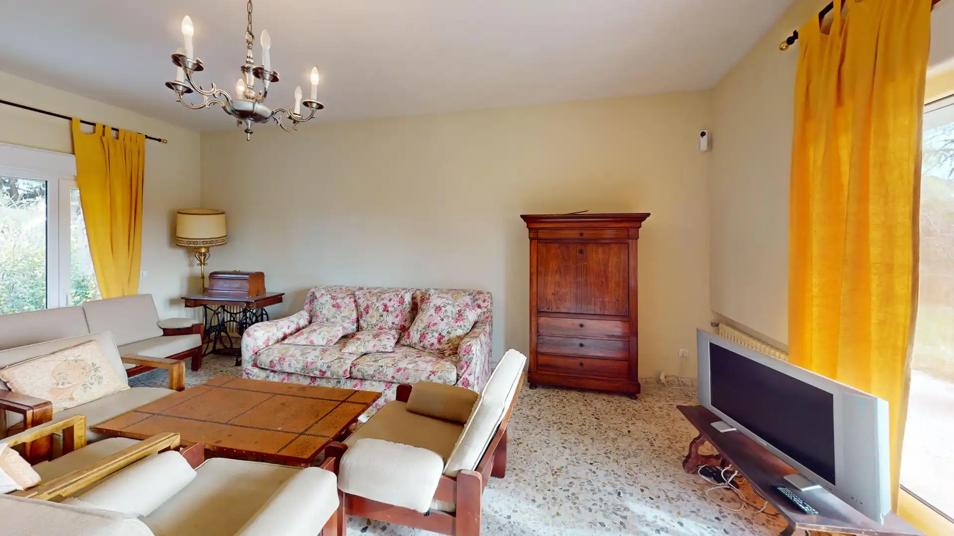 Sala de estar de Casa o chalet en venta en Pedrezuela con Calefacción, Jardín privado y Terraza
