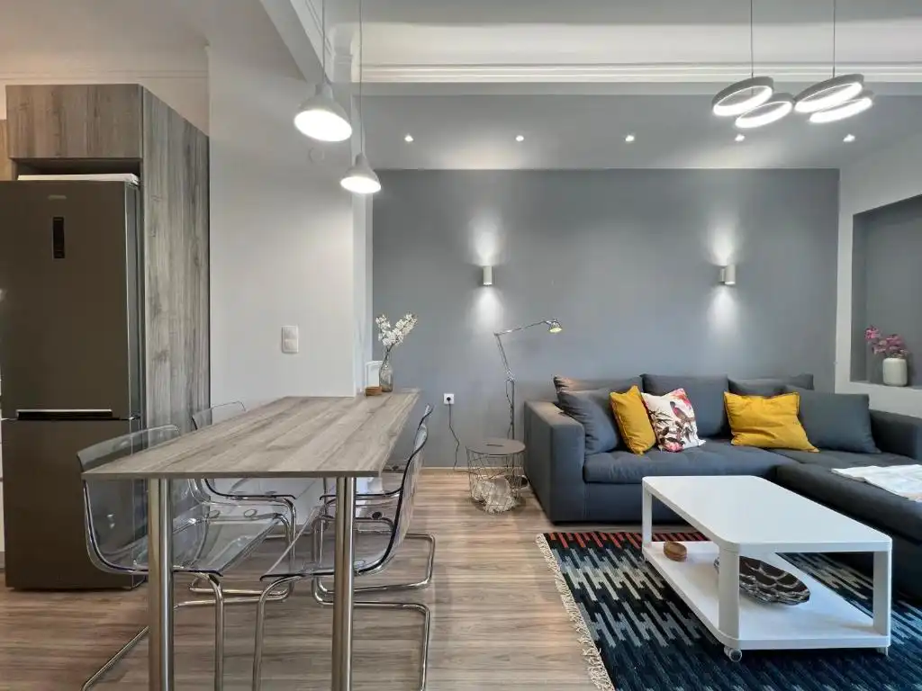 Living room of Flat for rent in Sabadell  with Air Conditioner, Furnished and TV