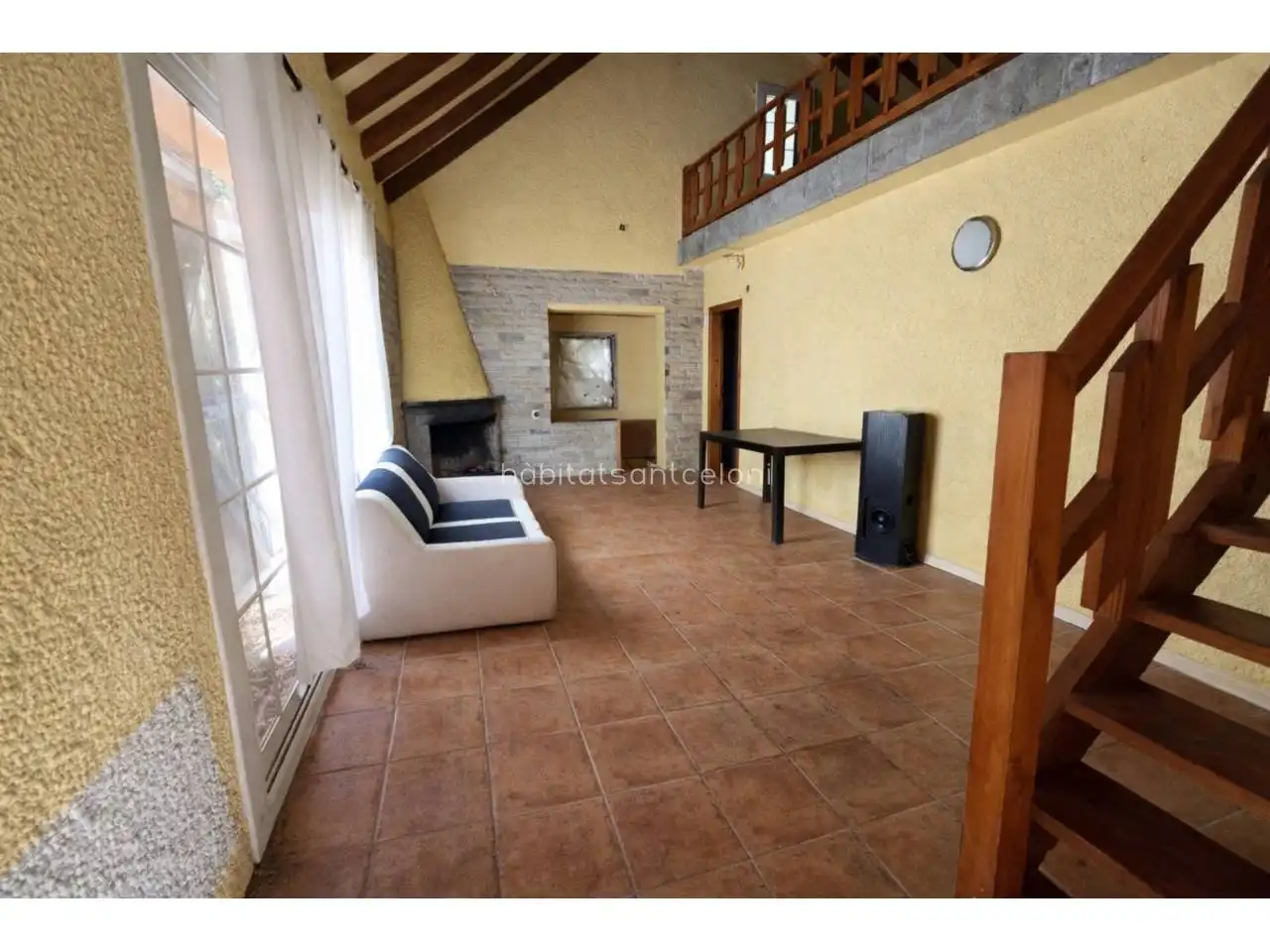 Sala de estar de Casa o chalet en venta en Vallgorguina con Jardín privado y Terraza