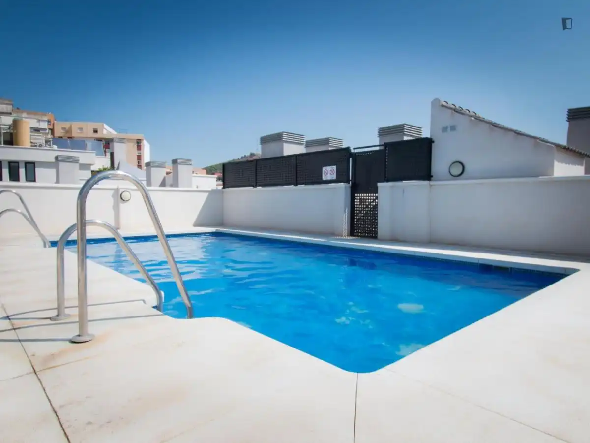 Schwimmbecken von Wohnungen zur Miete in Málaga mit Klimaanlage, Heizung und Möbliert