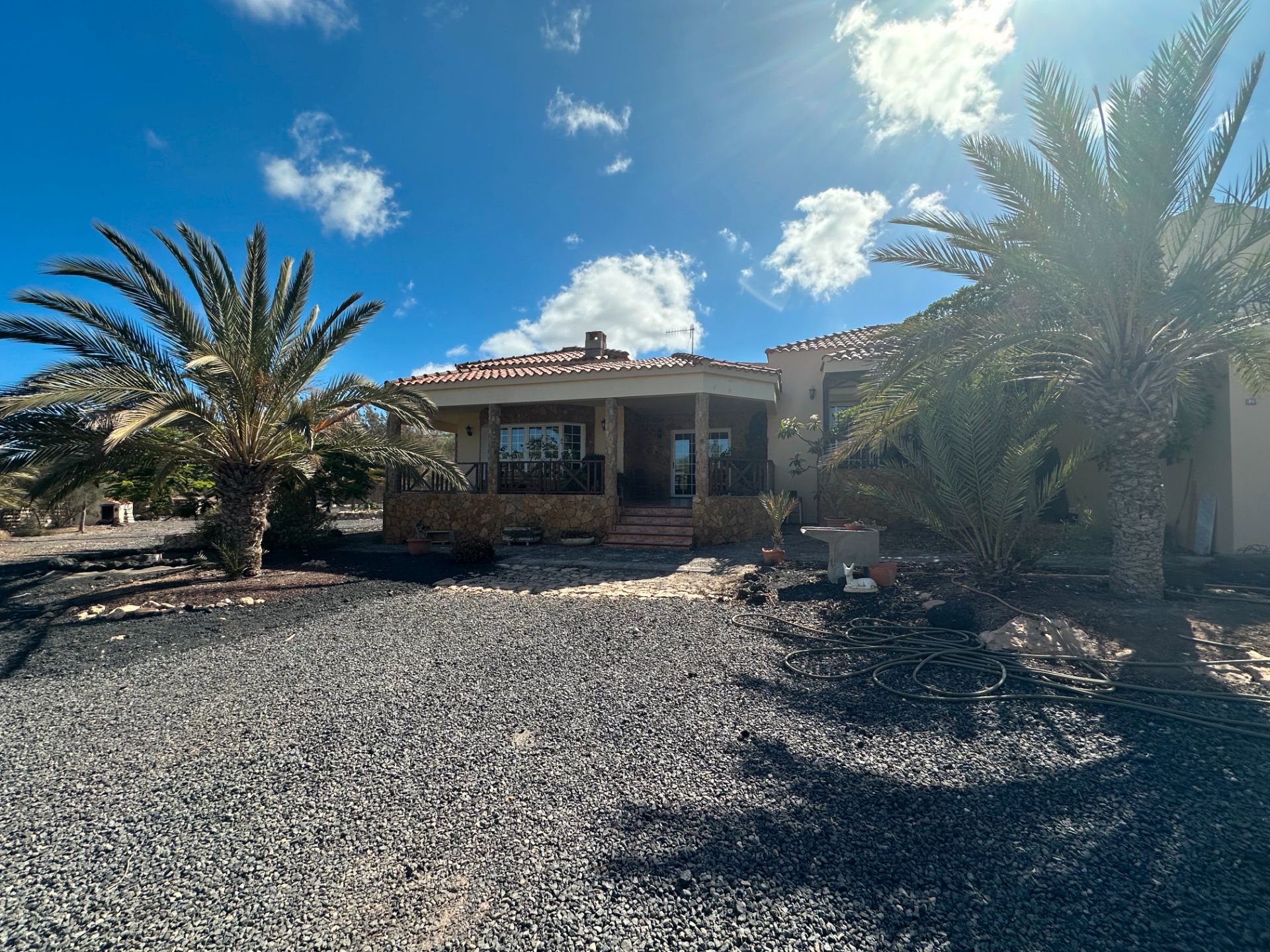 Exterior view of Country house to rent in Tuineje  with Private garden, Furnished and Oven