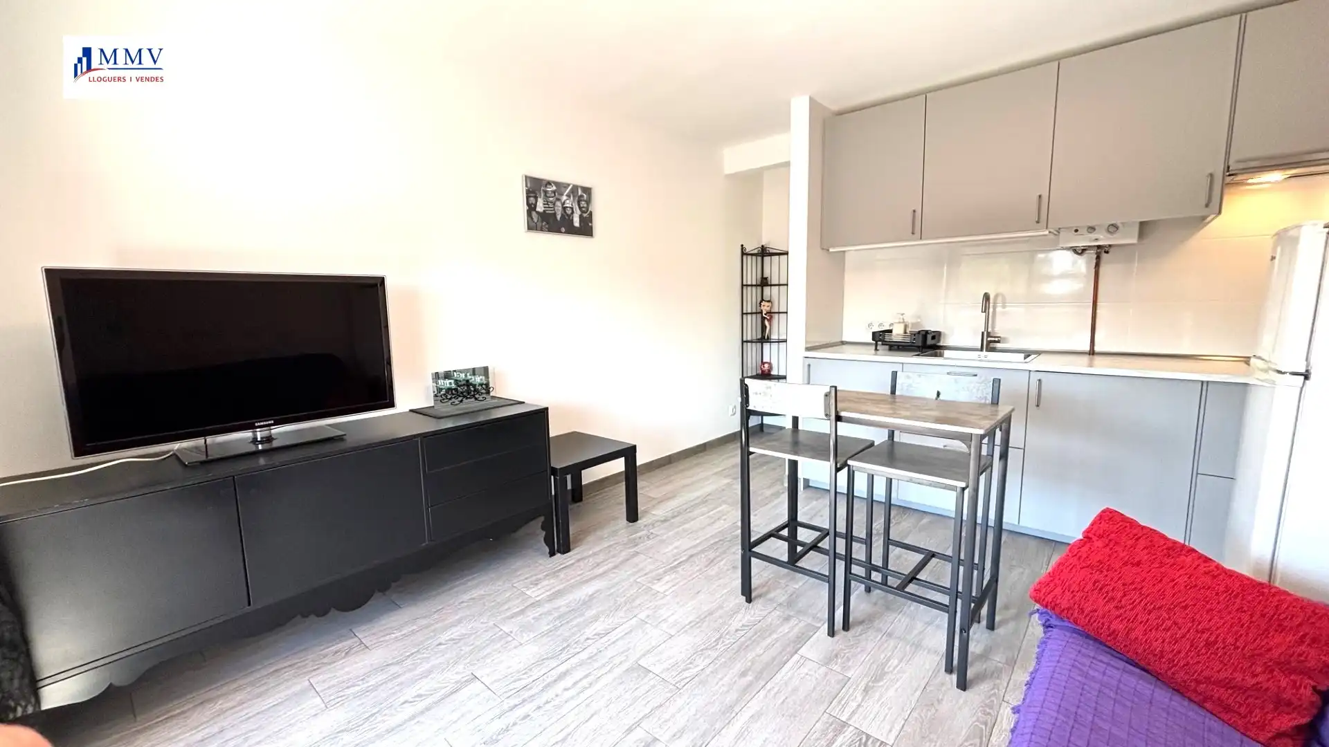 Sala d'estar de Apartament en venda en Lloret de Mar amb Terrassa, Moblat i Rentadora