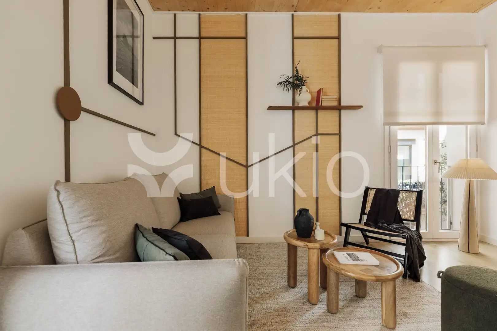 Sala d'estar de Apartament de lloguer en Barcelona amb Aire condicionat, Calefacció i Terrassa