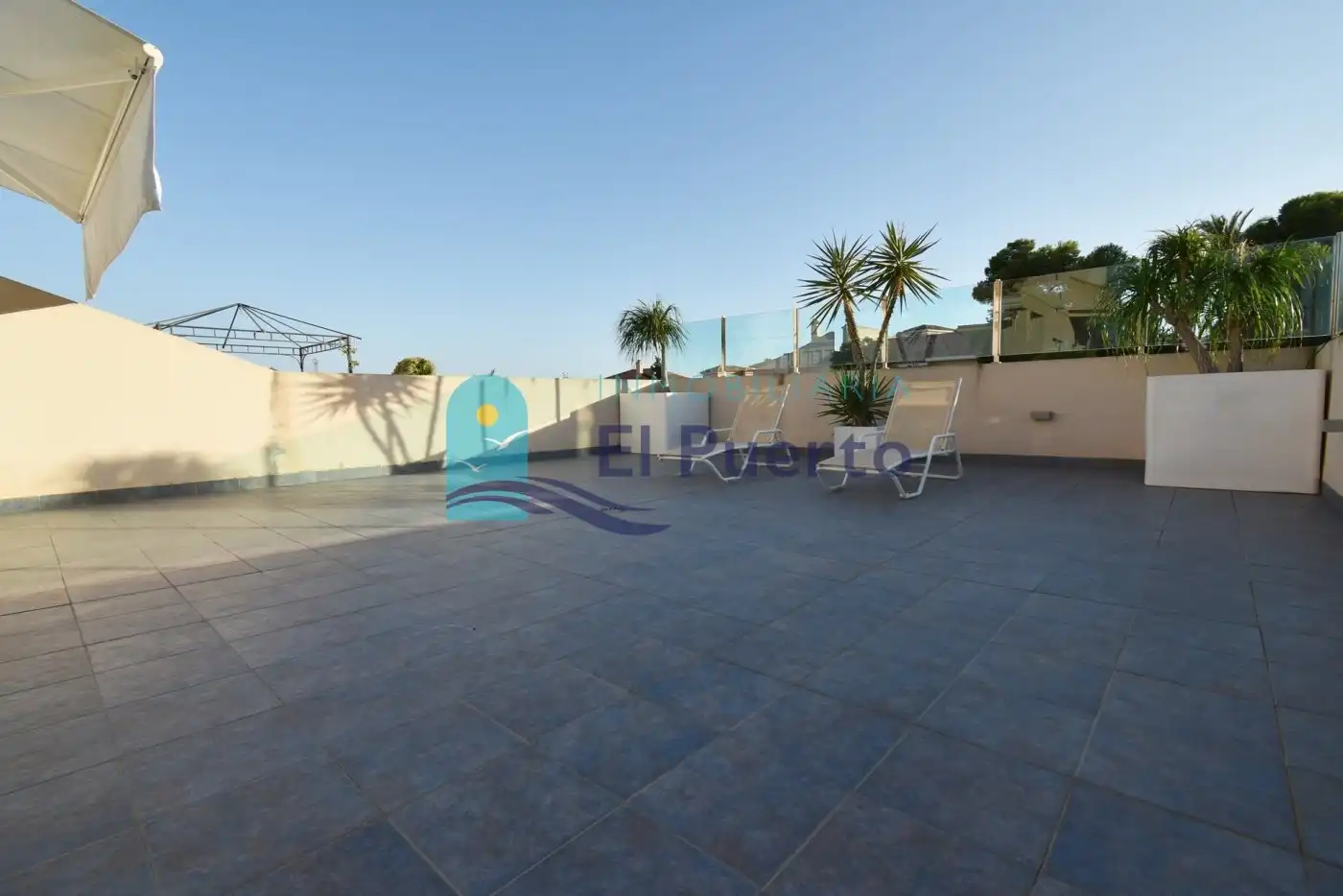 Terrasse von Maisonette zum Verkauf in Mazarrón mit Klimaanlage, Terrasse und Schwimmbad