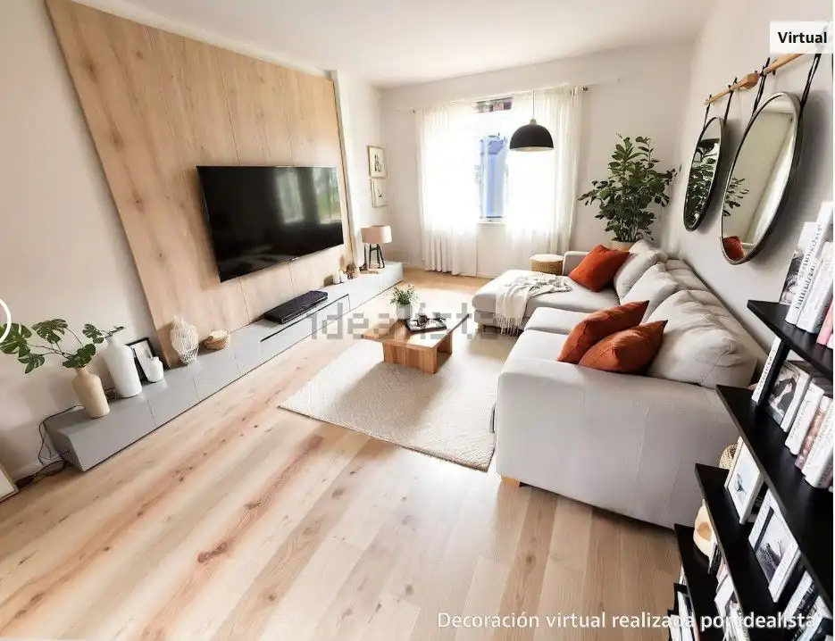 Sala de estar de Piso en venta en  Logroño con Calefacción, Parquet y Terraza