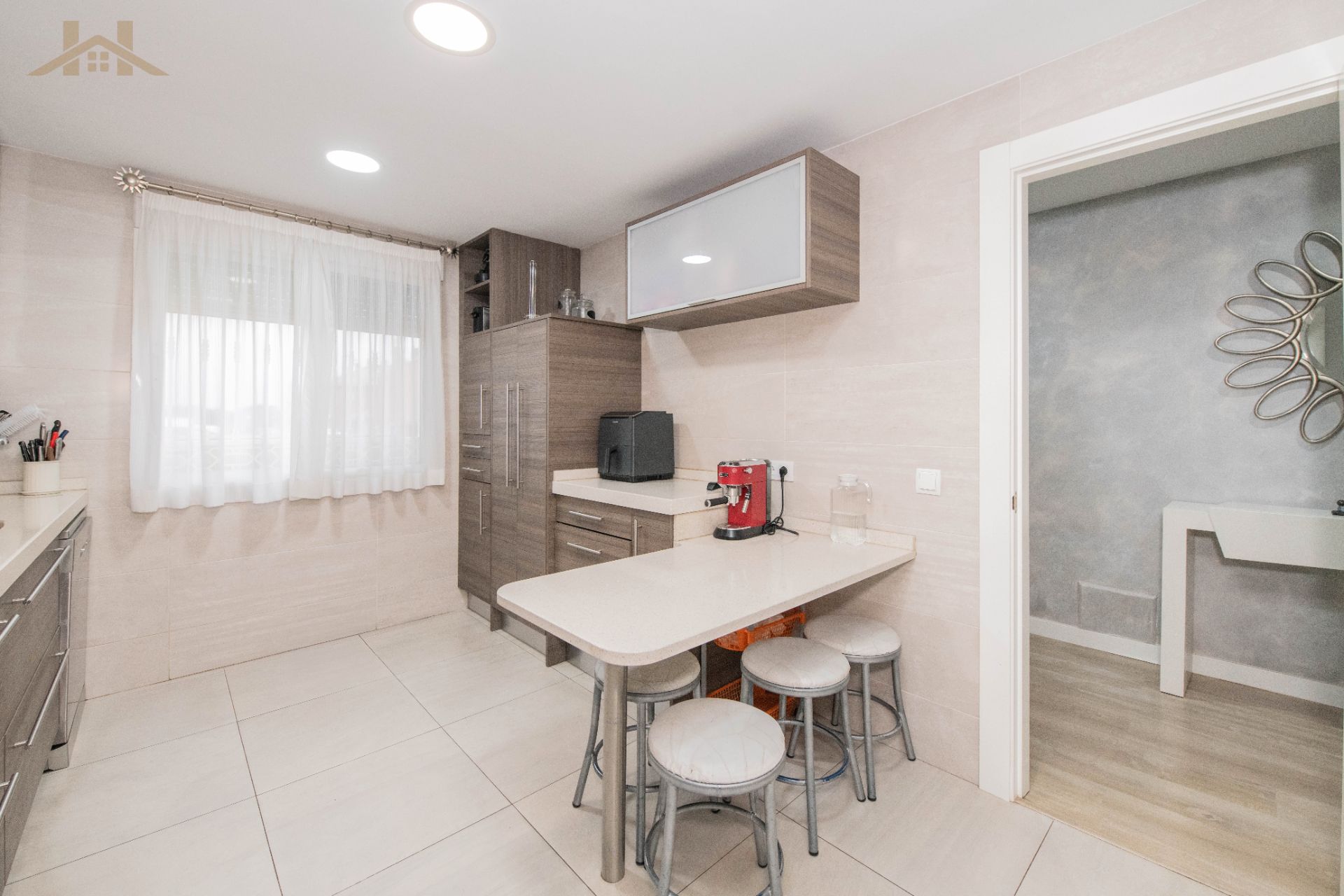 Kitchen of Single-family semi-detached for sale in Yeles  with Air Conditioner, Heating and Terrace