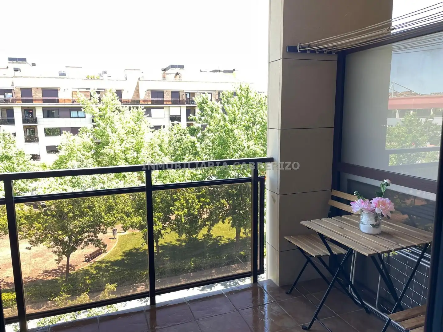 Terrassa de Apartament de lloguer en  Logroño amb Calefacció, Parquet i Terrassa