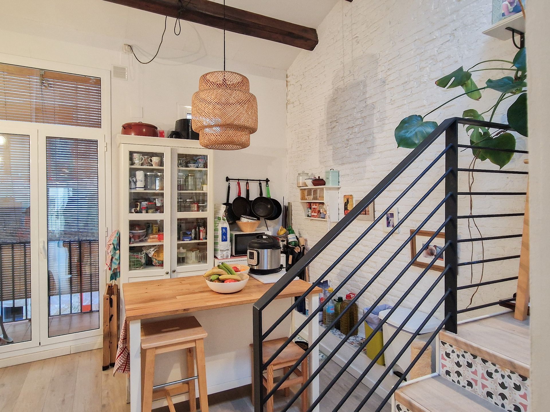 Kitchen of Flat for sale in  Barcelona Capital  with Terrace and Storage room