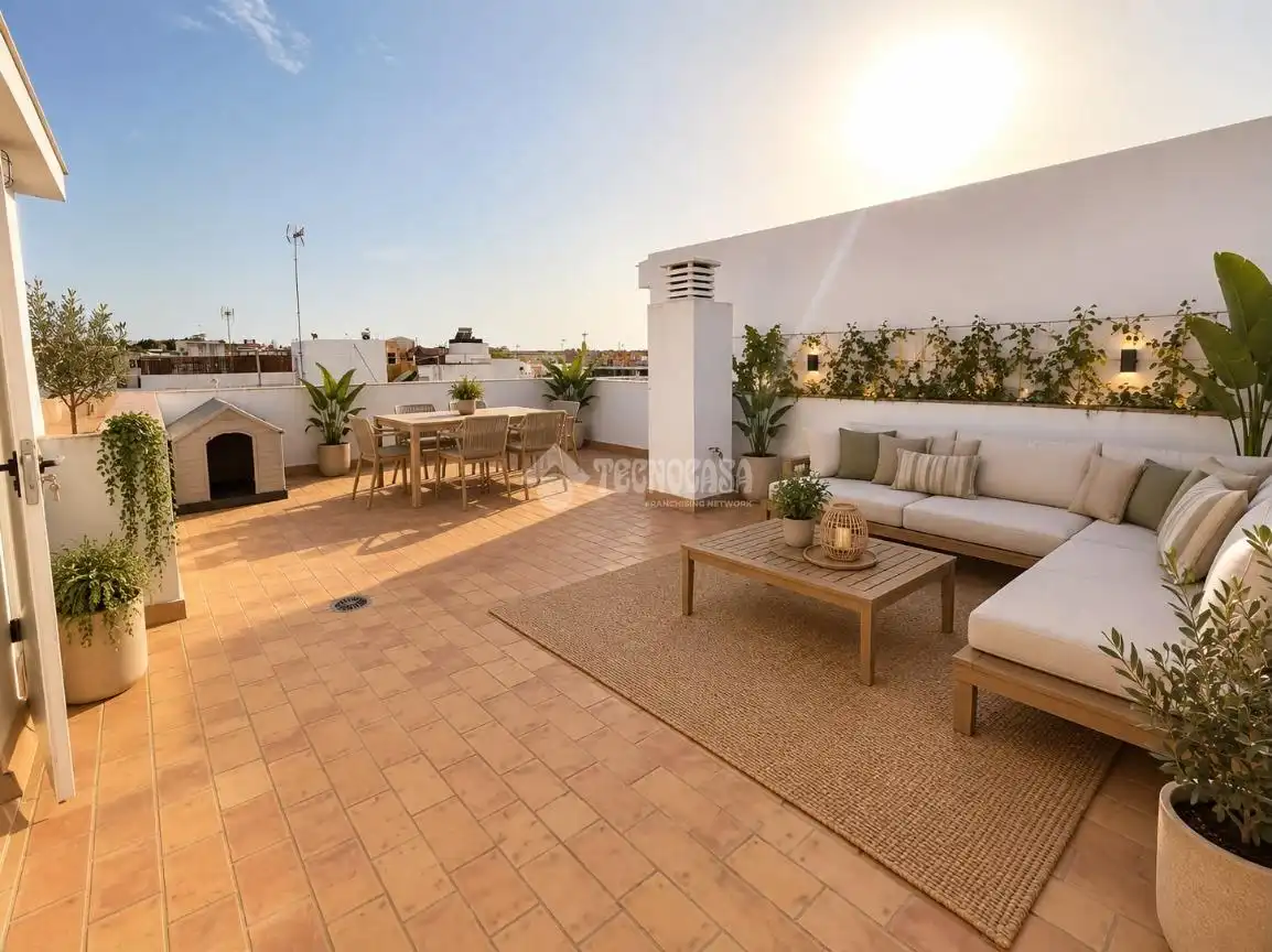 Semi-detached house with terrace for sale in Camposoto - Gallineras