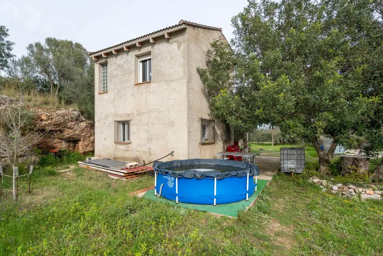 Vista exterior de Finca rústica en venda en Roquetes amb Jardí privat i Terrassa