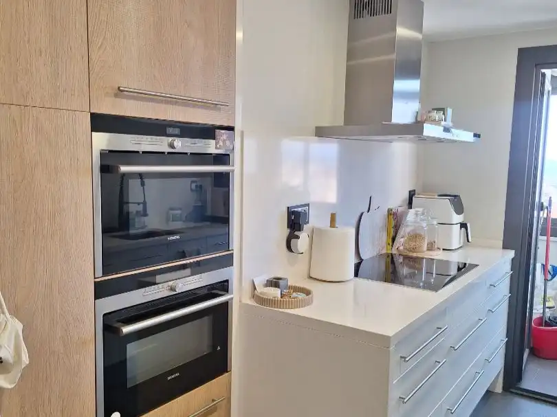 Kitchen of Flat for sale in Terrassa  with Balcony