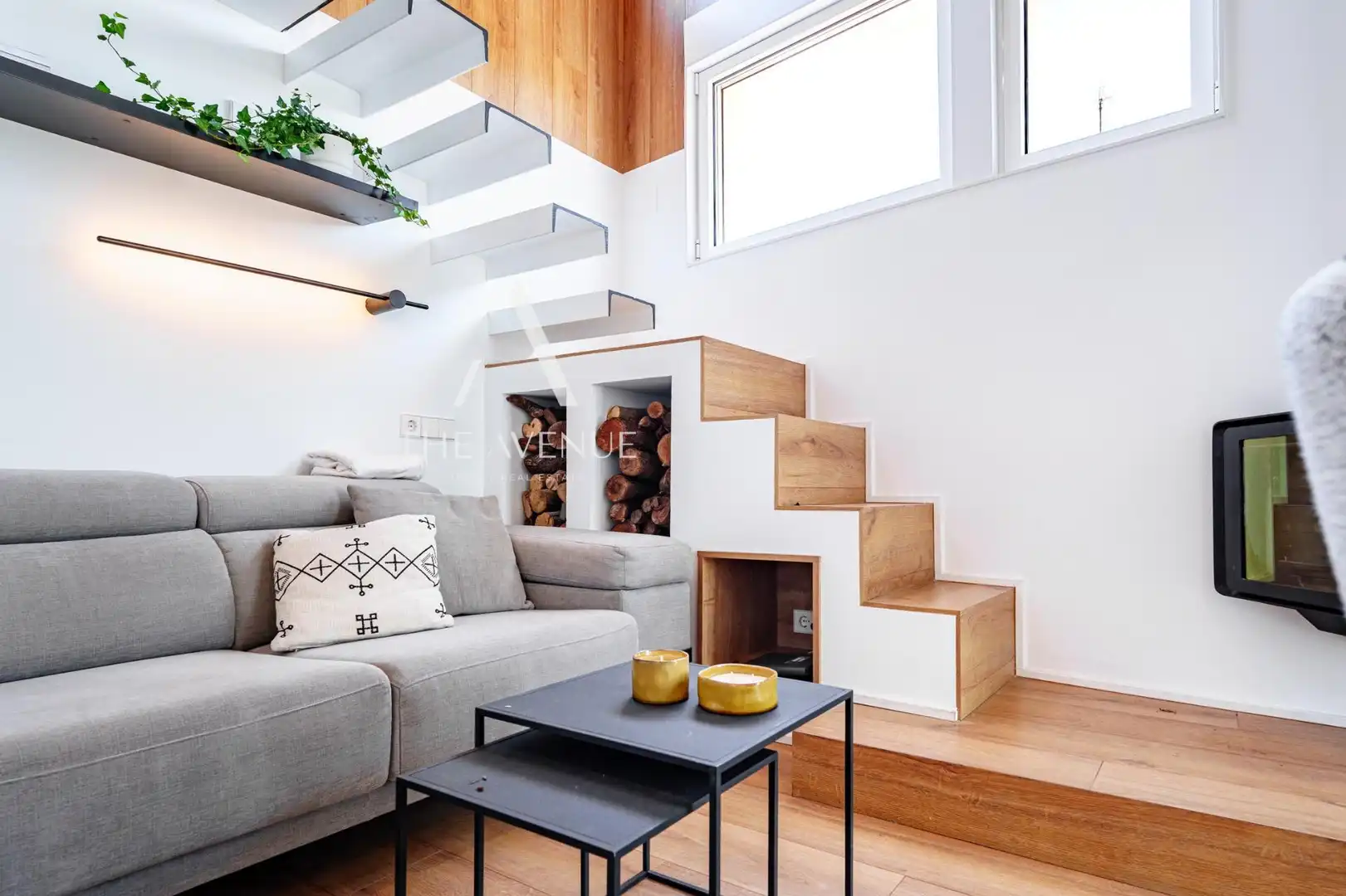Sala de estar de Ático en venta en Madrid con Aire acondicionado, Calefacción y Terraza
