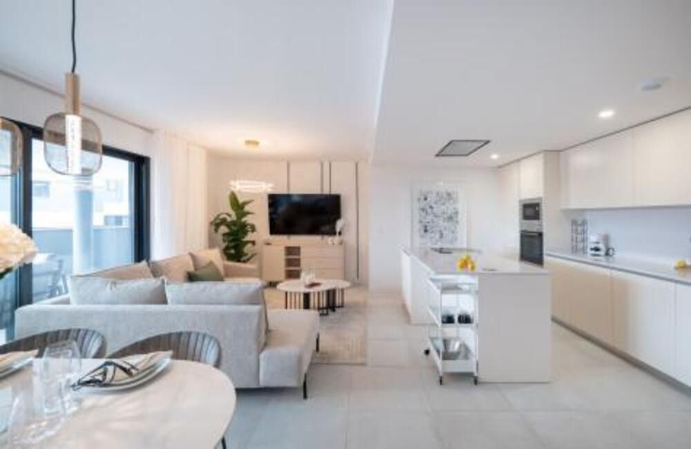 Living room of Apartment to rent in Estepona  with Air Conditioner, Terrace and Storage room