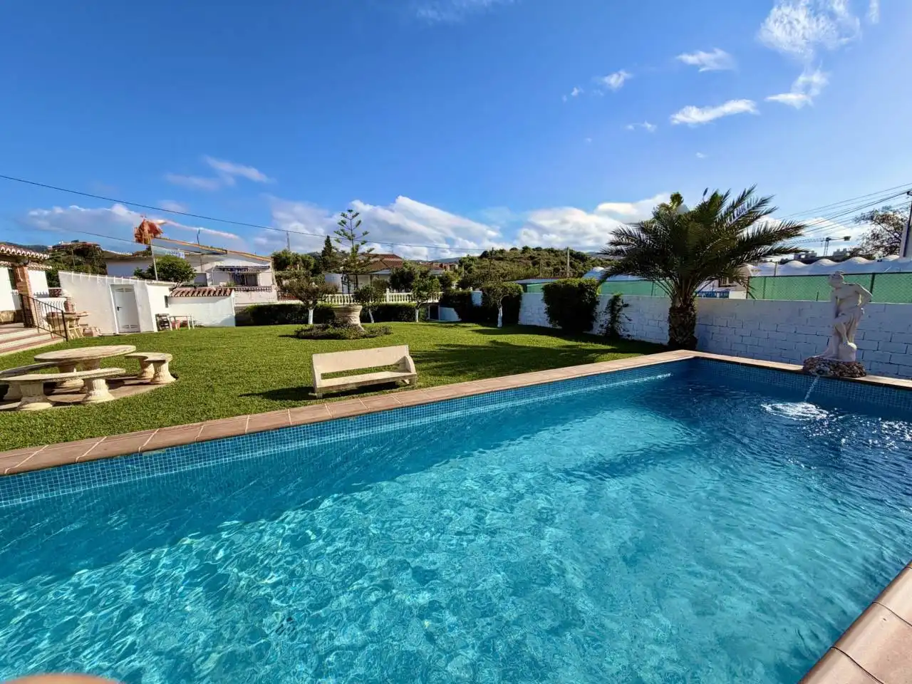 Swimming pool of Houses for sale in Rincón de la Victoria  with Private garden, Terrace and Swimming Pool