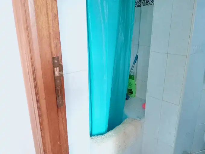 Badezimmer von Wohnung zum Verkauf in Santander mit Parkett, Möbliert und Waschmaschine