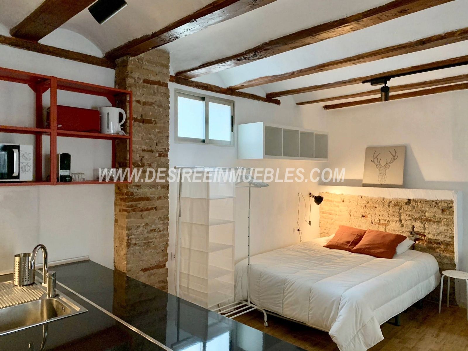 Bedroom of Loft for sale in  Valencia Capital  with Air Conditioner, Heating and Balcony