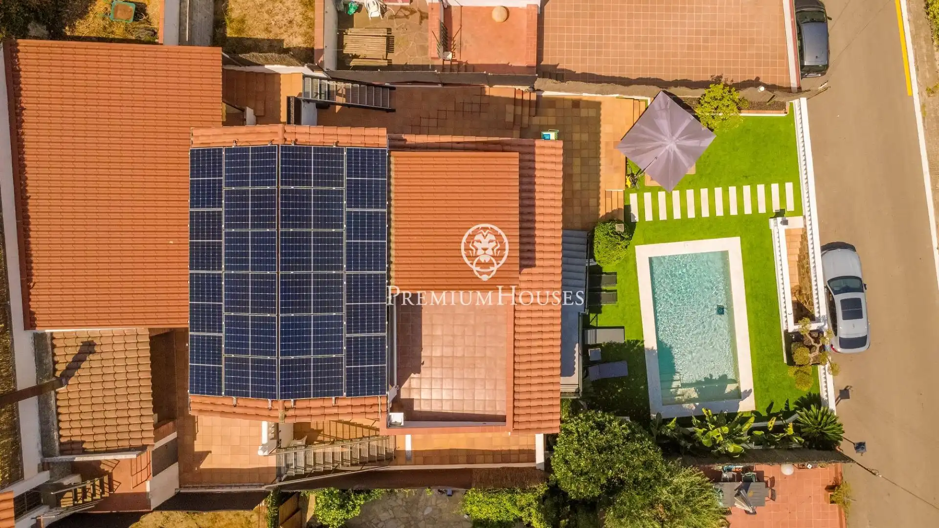 Vista exterior de Casa o chalet en venta en Cabrils con Aire acondicionado, Calefacción y Jardín privado
