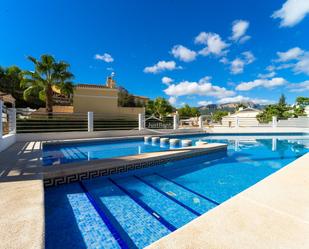 Swimming pool of Single-family semi-detached to rent in Calpe / Calp  with Air Conditioner, Terrace and Storage room