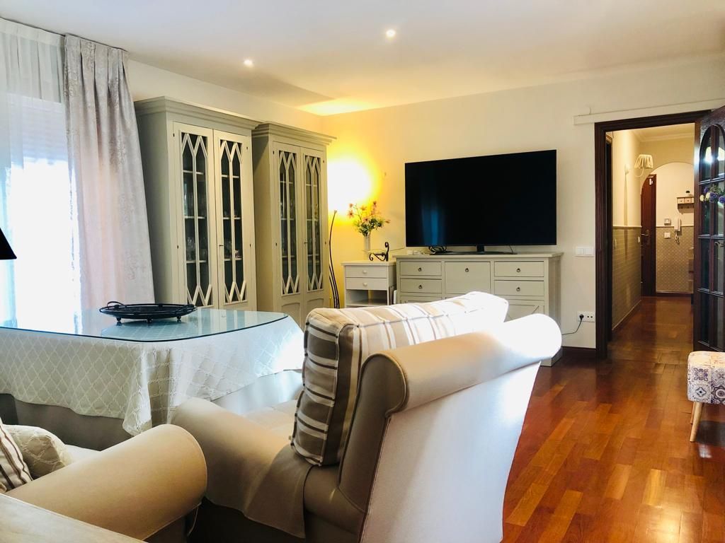 Living room of Flat to rent in Mérida  with Air Conditioner, Heating and Parquet flooring