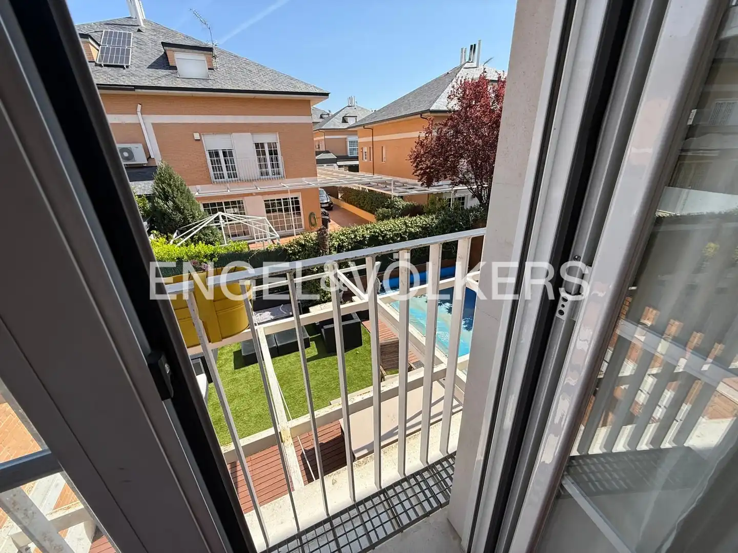 Terraza de Casa adosada en venta en Rivas-Vaciamadrid con Aire acondicionado, Calefacción y Jardín privado
