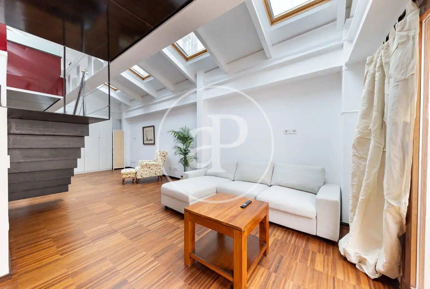 Living room of Flat for rent in  Palma de Mallorca  with Air Conditioner, Heating and Furnished