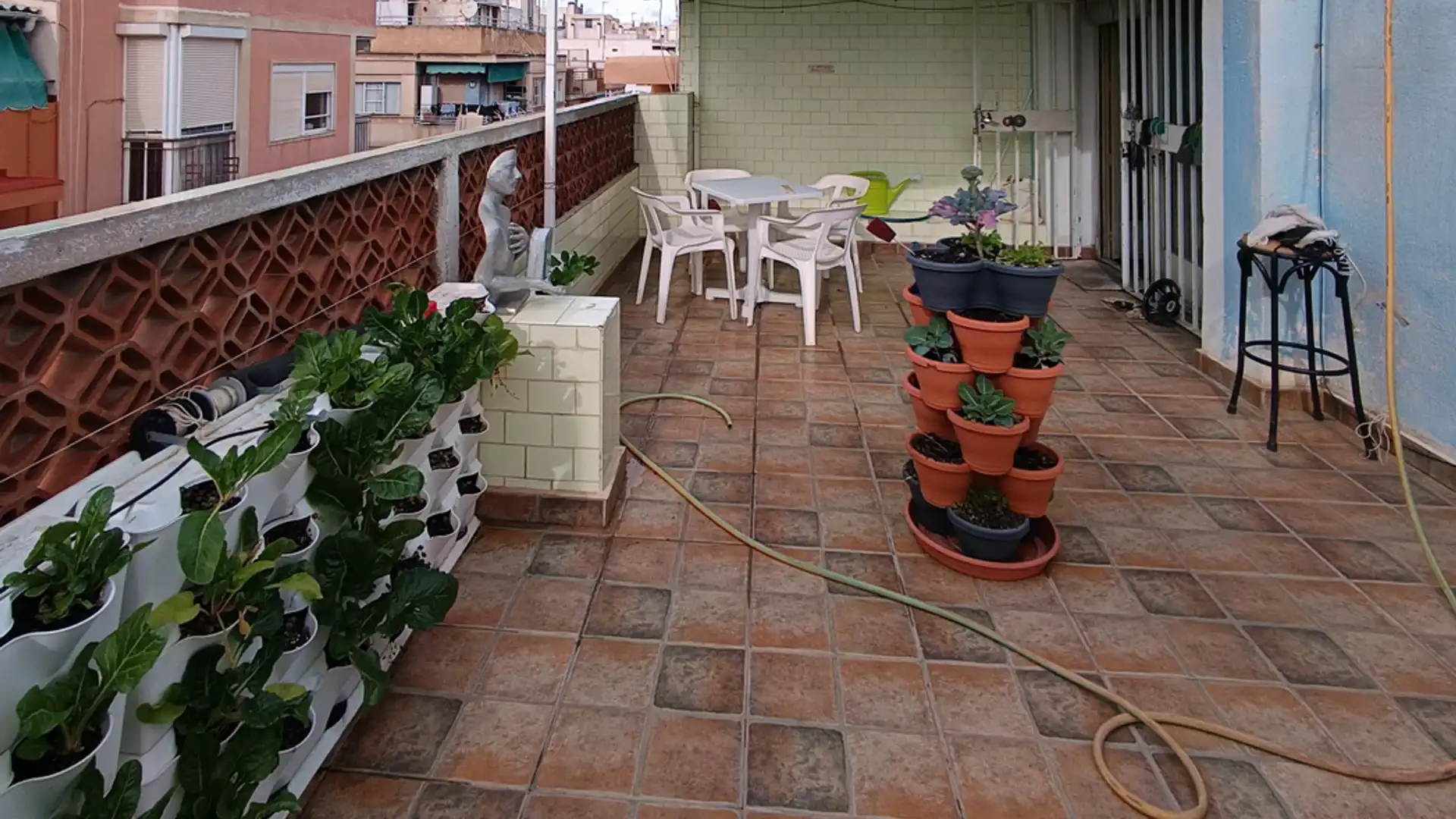Terrace of Attic for sale in Alicante / Alacant  with Terrace, Furnished and Washing machine