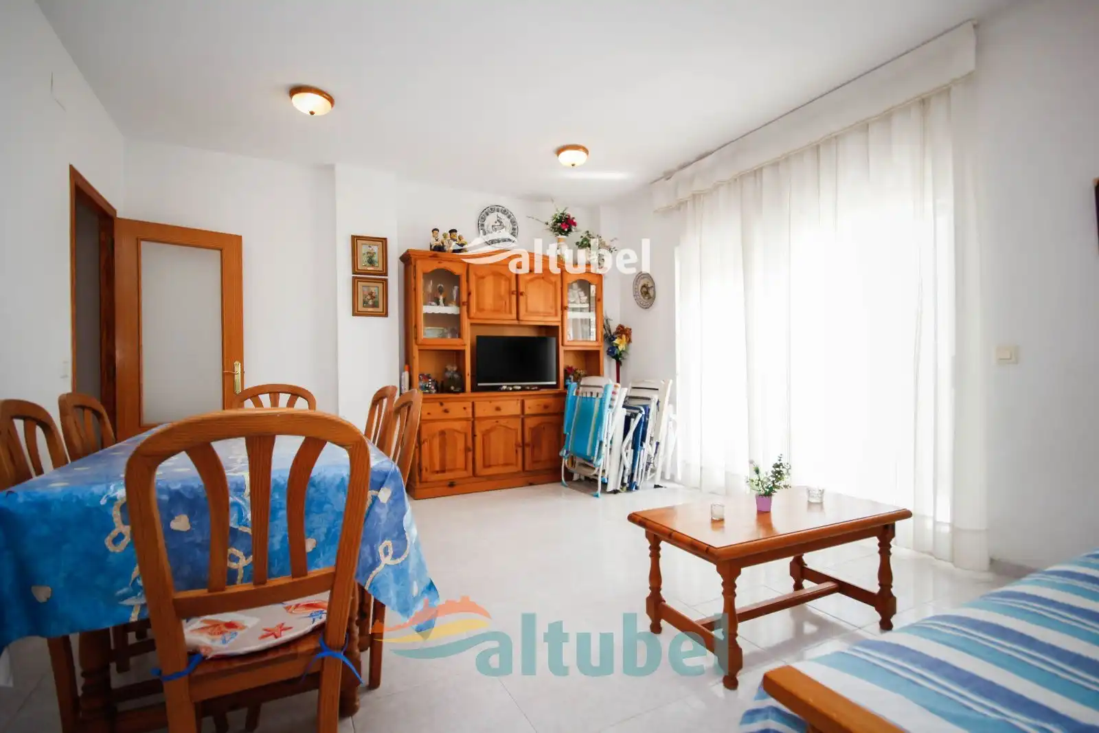 Wohnzimmer von Wohnungen zum Verkauf in Peñíscola / Peníscola mit Terrasse, Schwimmbad und Gemeinschaftspool