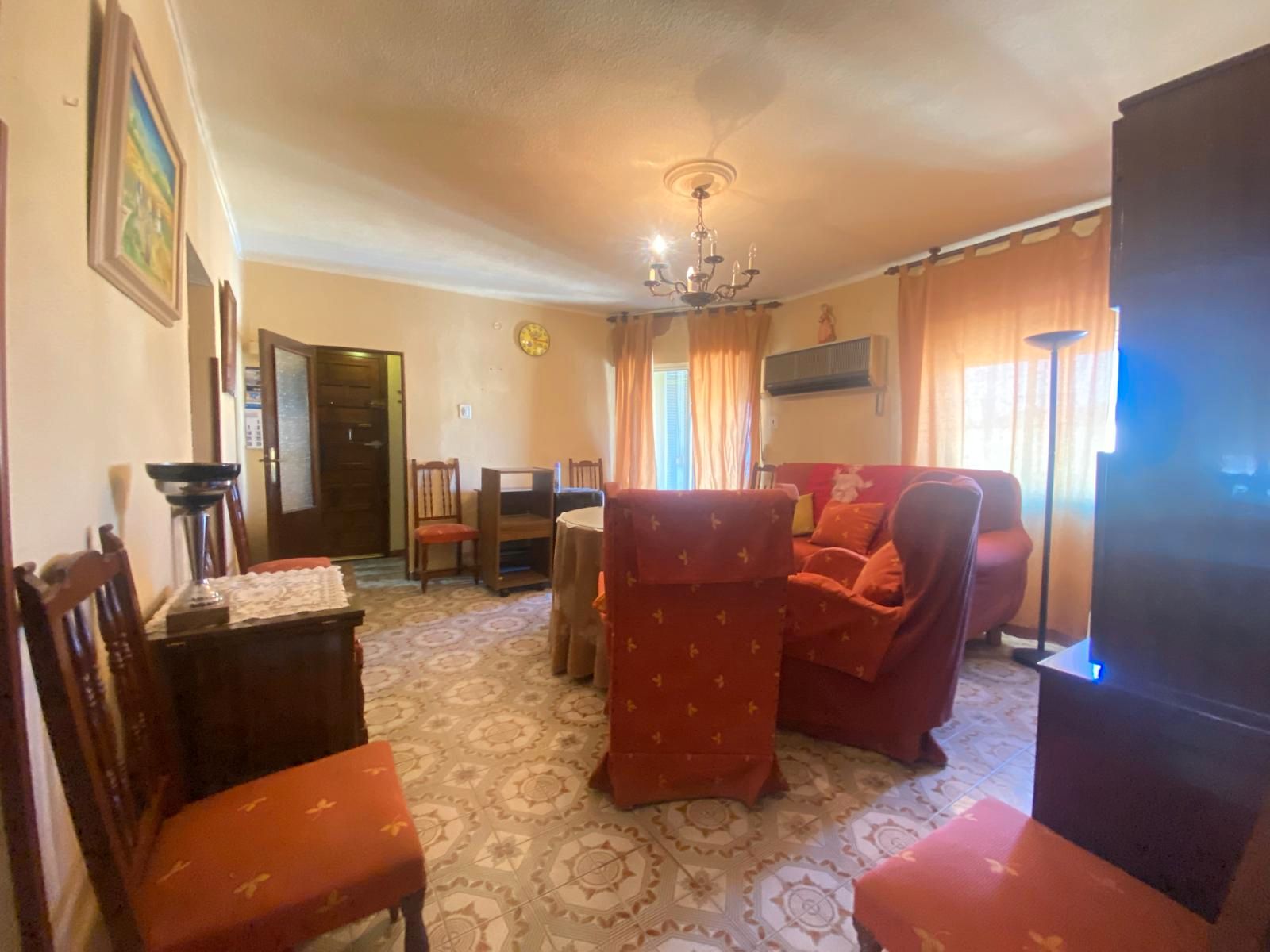Sala d'estar de Pis en venda en Plasencia amb Aire condicionat, Moblat i Forn