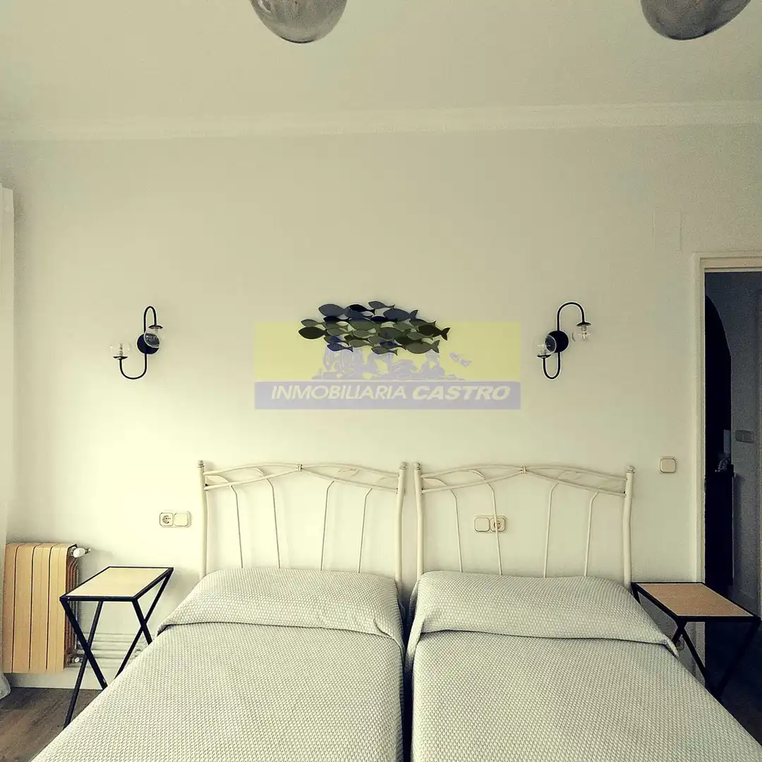 Schlafzimmer von Wohnung zur Miete in Castro-Urdiales mit Heizung, Terrasse und Möbliert