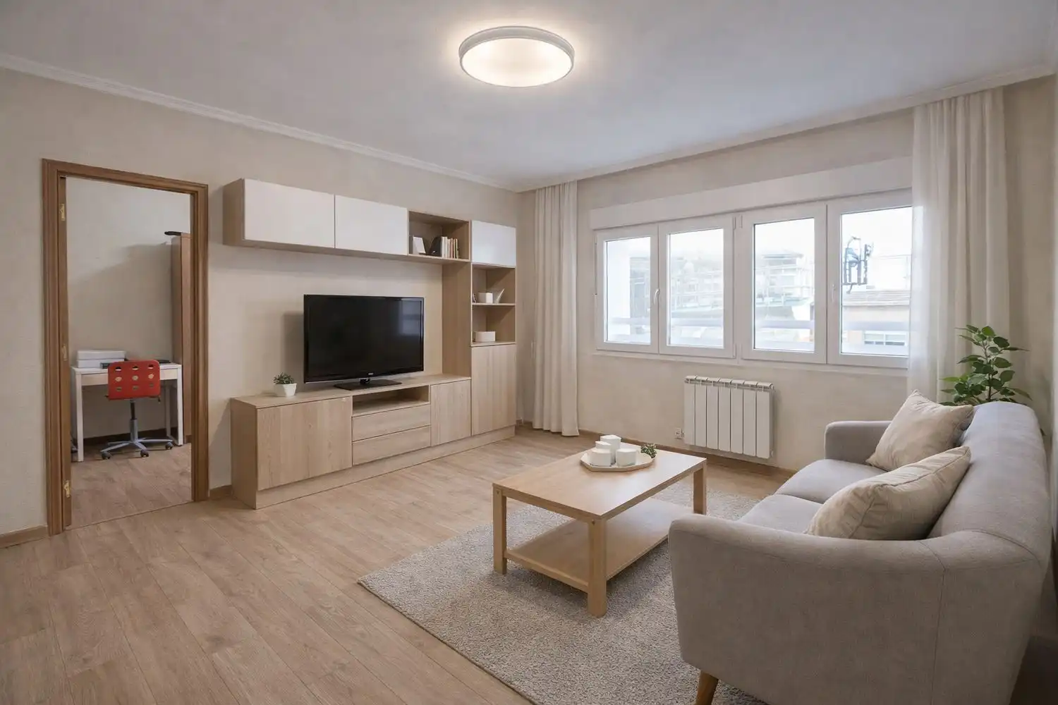 Wohnzimmer von Wohnung zum Verkauf in Avilés mit Schwimmbad