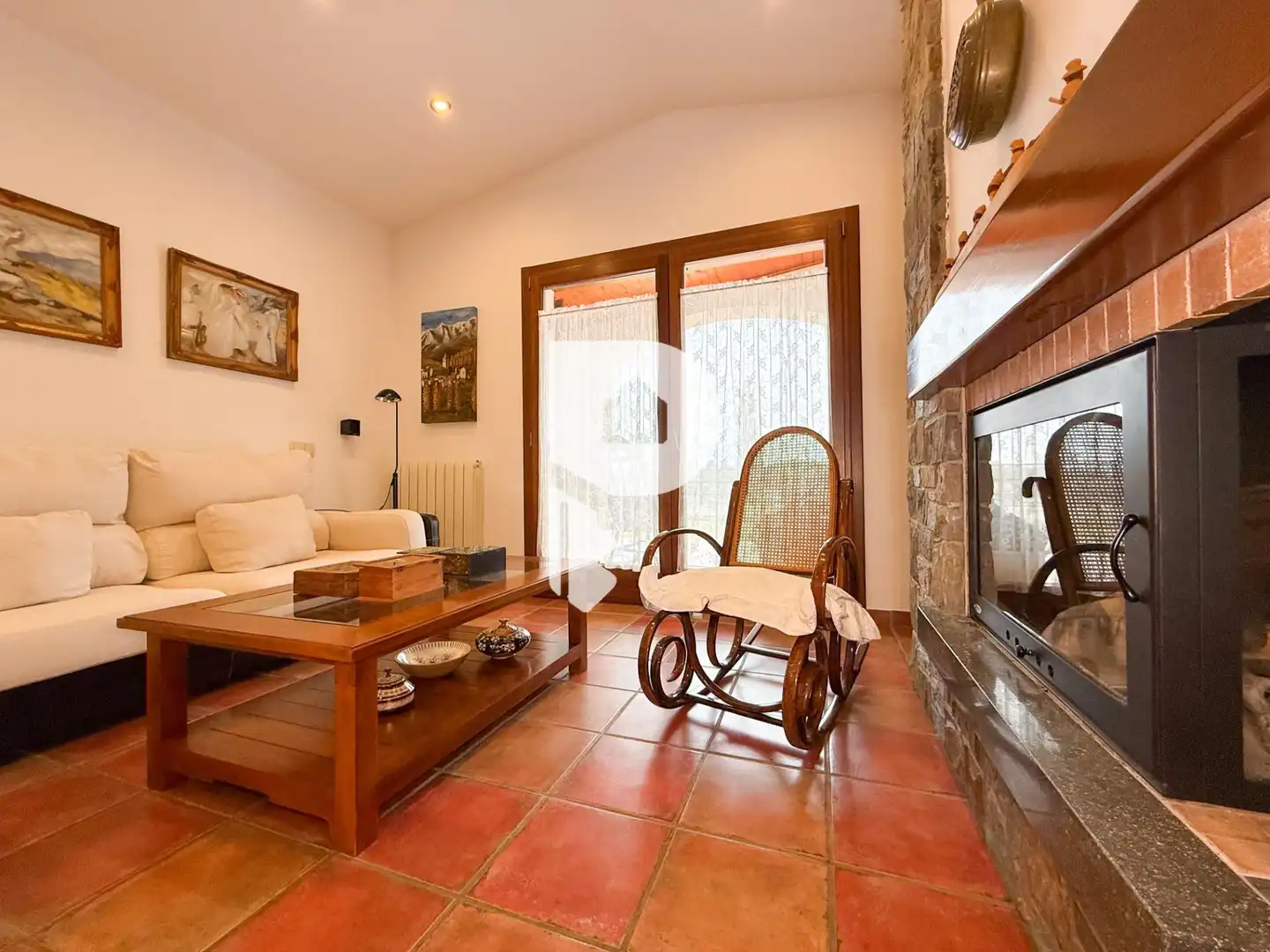 Living room of Houses for sale in Rubí  with Private garden, Terrace and Balcony