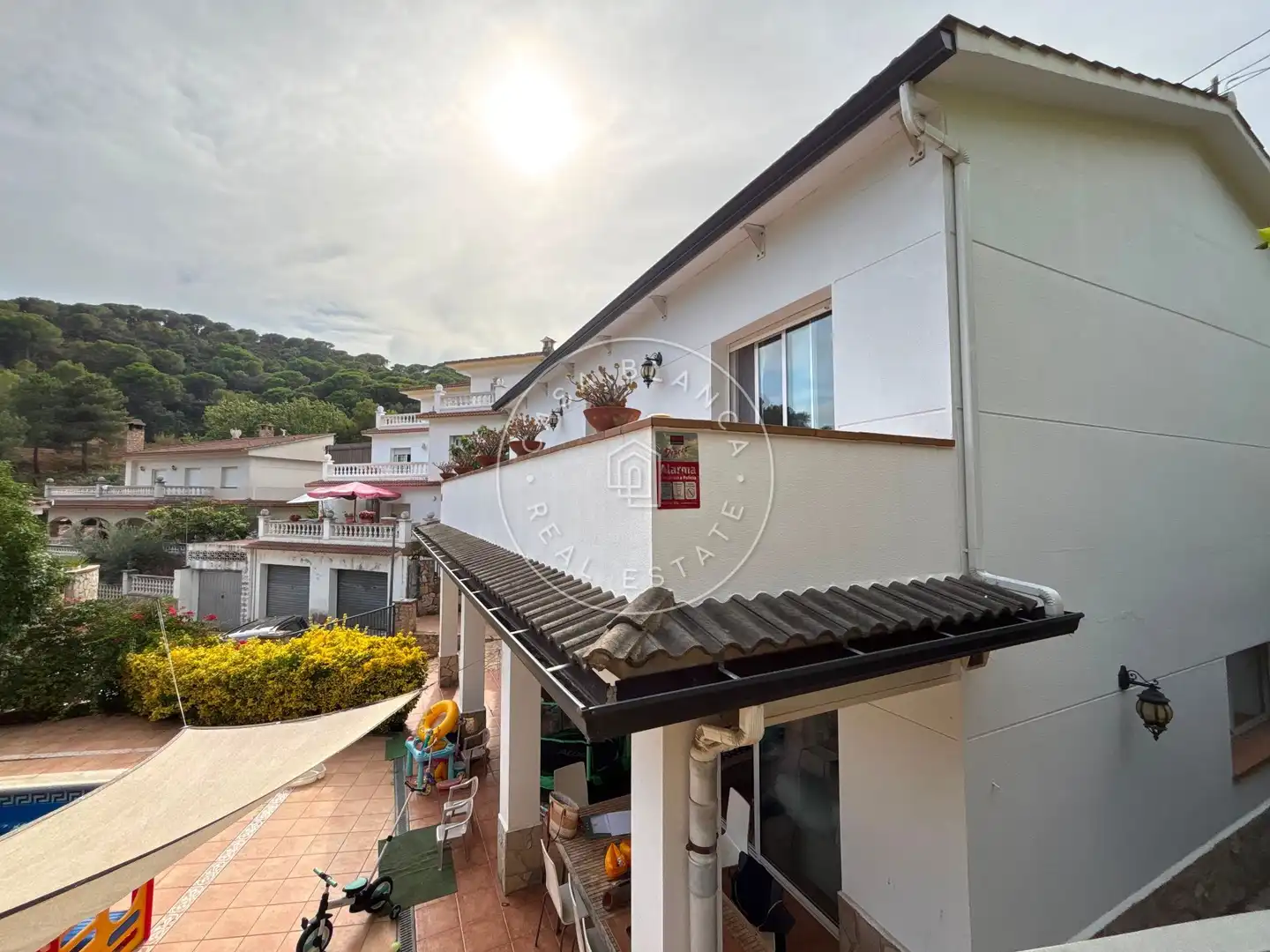 Exterior view of Houses for sale in Lloret de Mar  with Air Conditioner, Heating and Private garden
