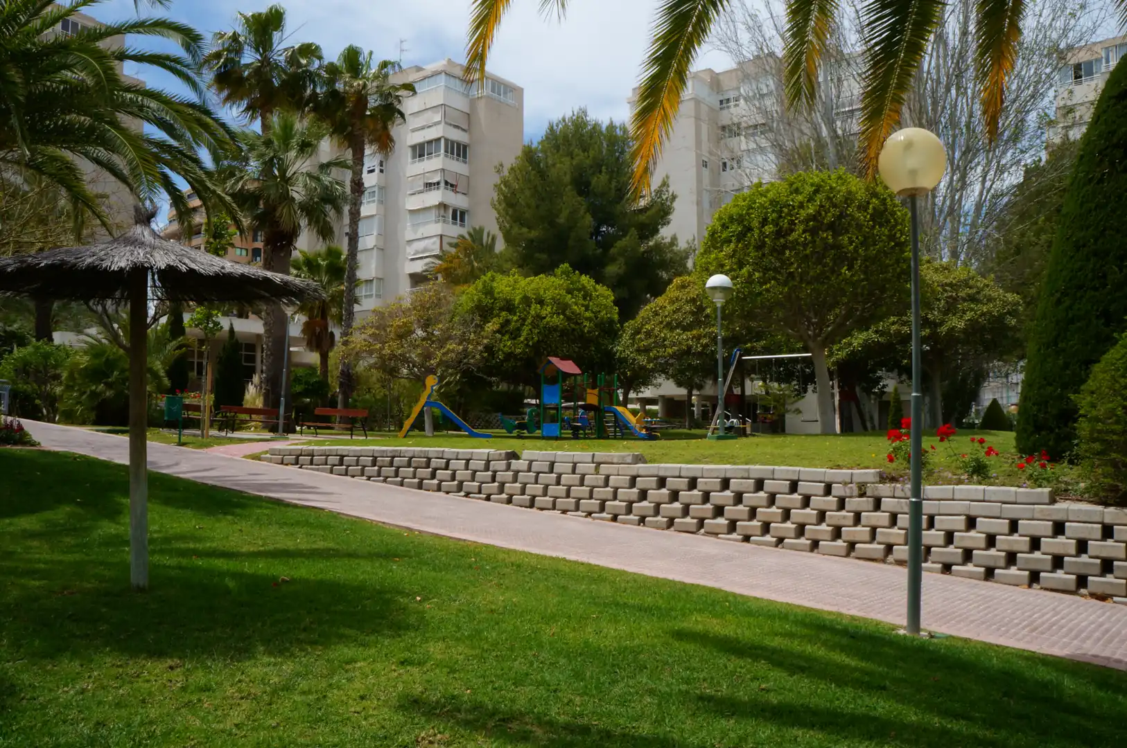 Jardí de Apartament de lloguer en Alicante / Alacant amb Aire condicionat, Calefacció i Terrassa