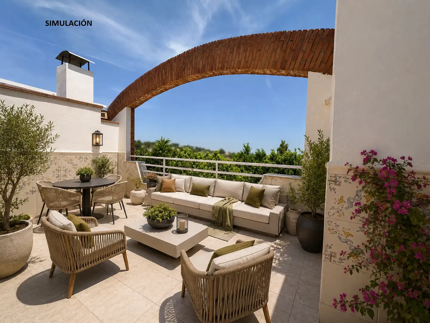 Terraza de Dúplex en venta en Ontinyent con Aire acondicionado, Calefacción y Terraza