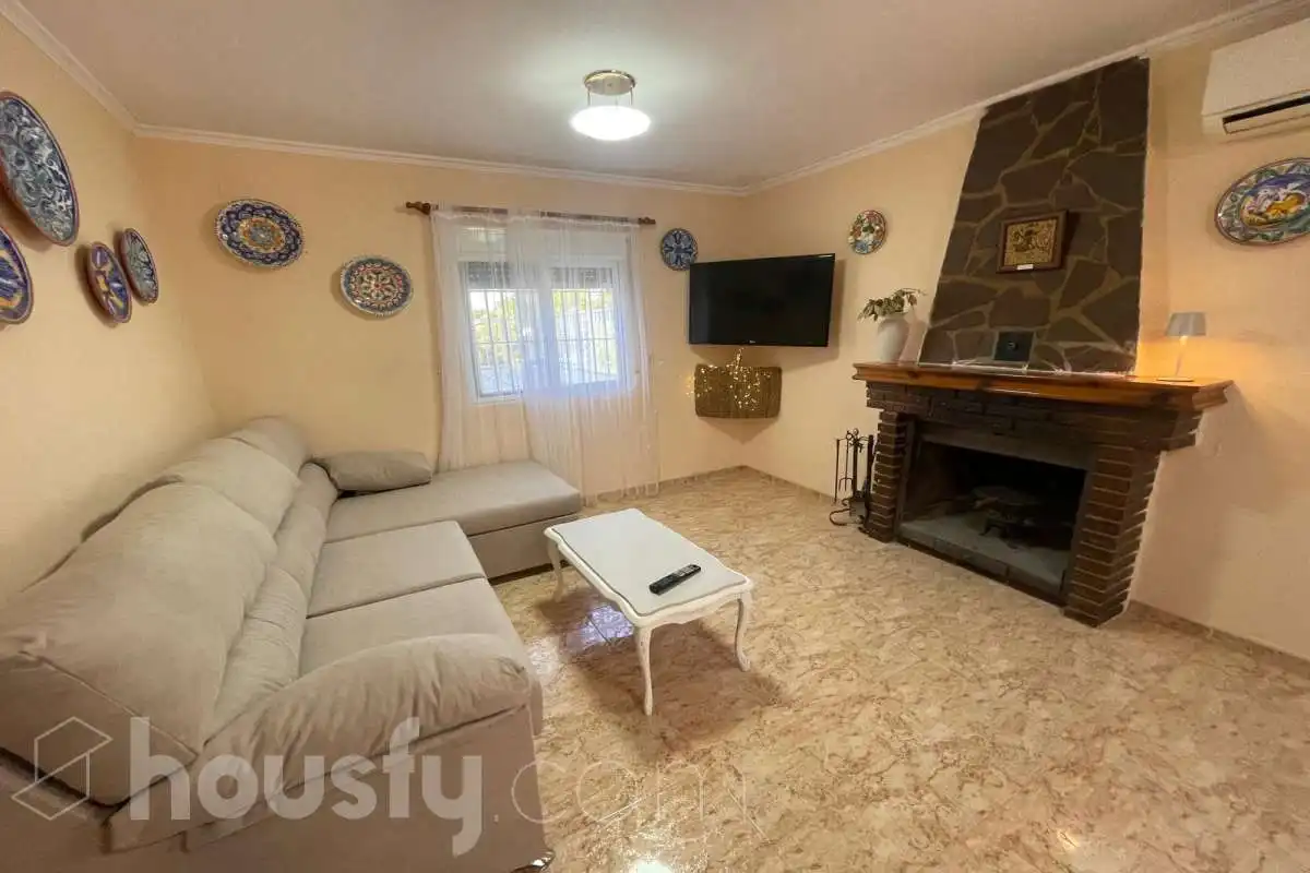 Sala de estar de Casa o chalet de alquiler en Mogente / Moixent con Trastero y Amueblado