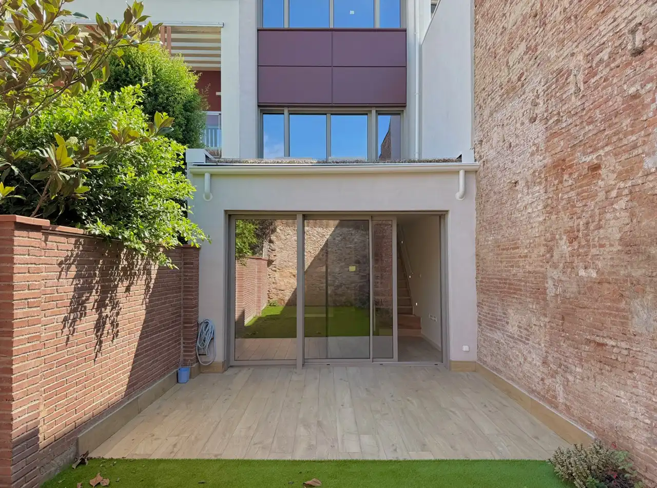 Terraza de Piso de alquiler en Sabadell con Aire acondicionado, Calefacción y Jardín privado