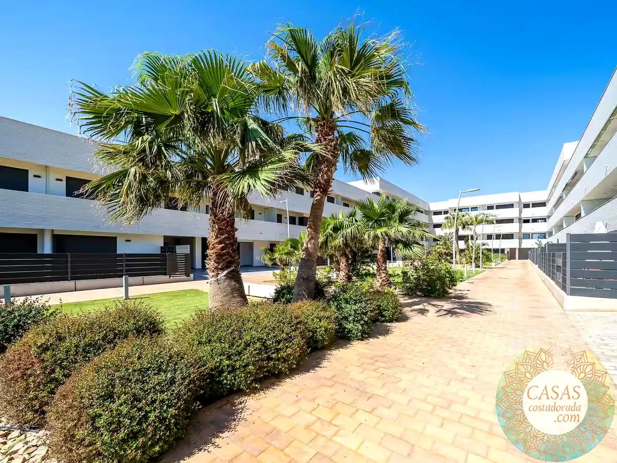 Vista exterior de Pis en venda en L'Ametlla de Mar  amb Aire condicionat, Terrassa i Moblat