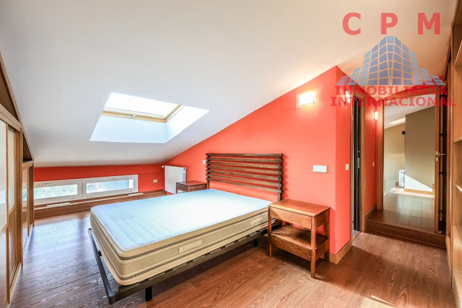 Schlafzimmer von Wohnung zur Miete in Madrid mit Klimaanlage, Heizung und Parkett