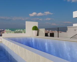 Swimming pool of Apartment for sale in Málaga Capital  with Air Conditioner, Terrace and Swimming Pool