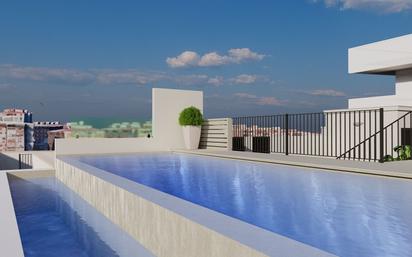 Swimming pool of Apartment for sale in Málaga Capital  with Air Conditioner, Terrace and Swimming Pool