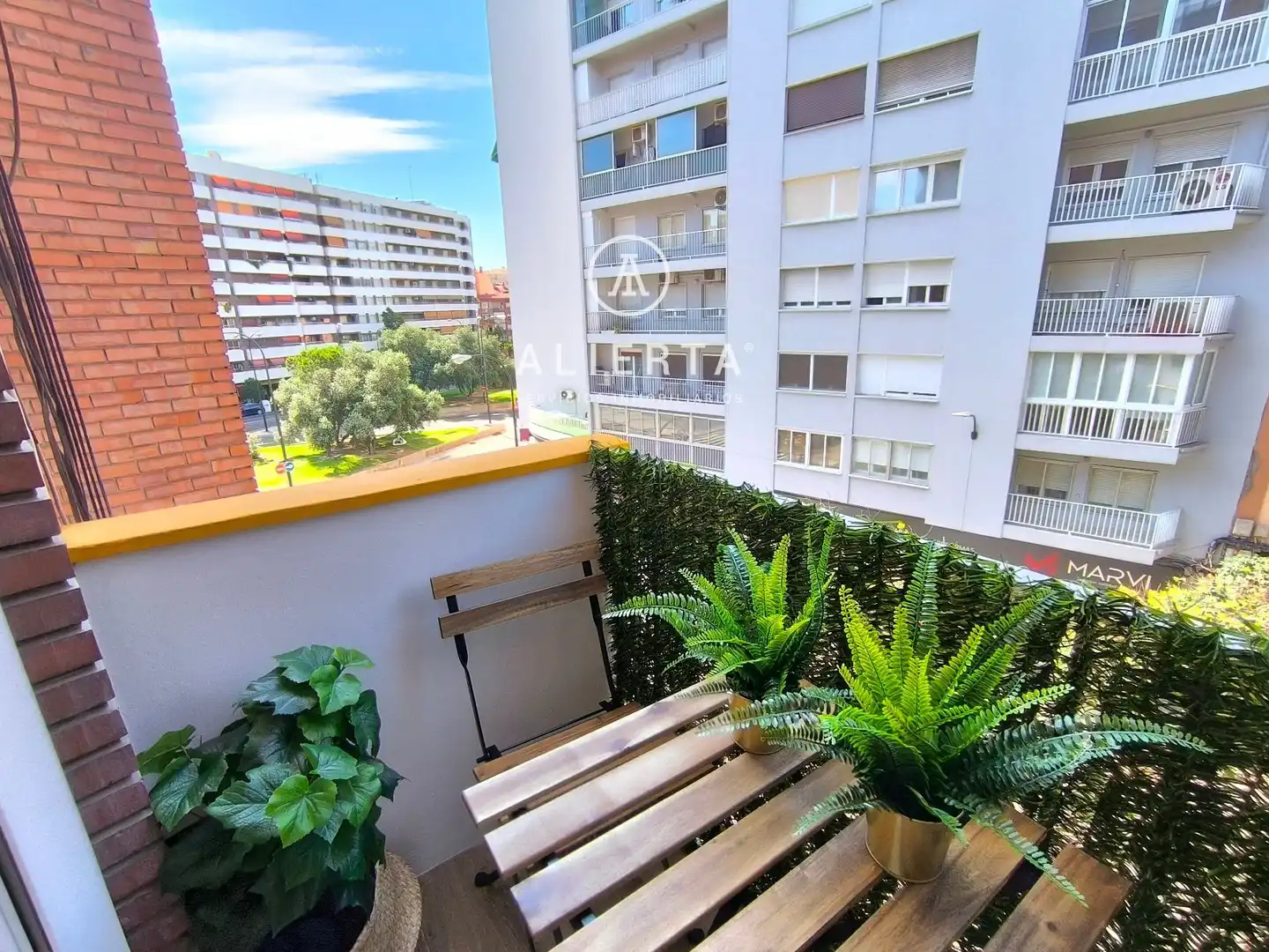Terraza de Piso de alquiler en Zaragoza con Aire acondicionado, Calefacción y Terraza