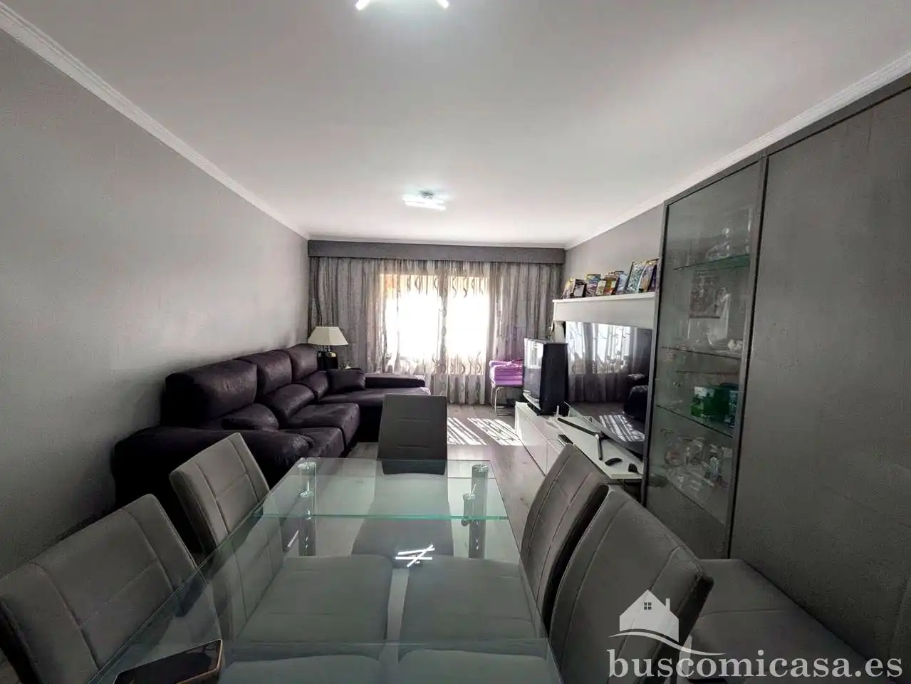 Living room of Flat for rent in Linares  with Air Conditioner, Terrace and Furnished