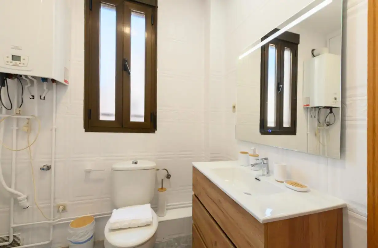 Bany de Àtic de lloguer en Madrid amb Aire condicionat, Calefacció i Parquet