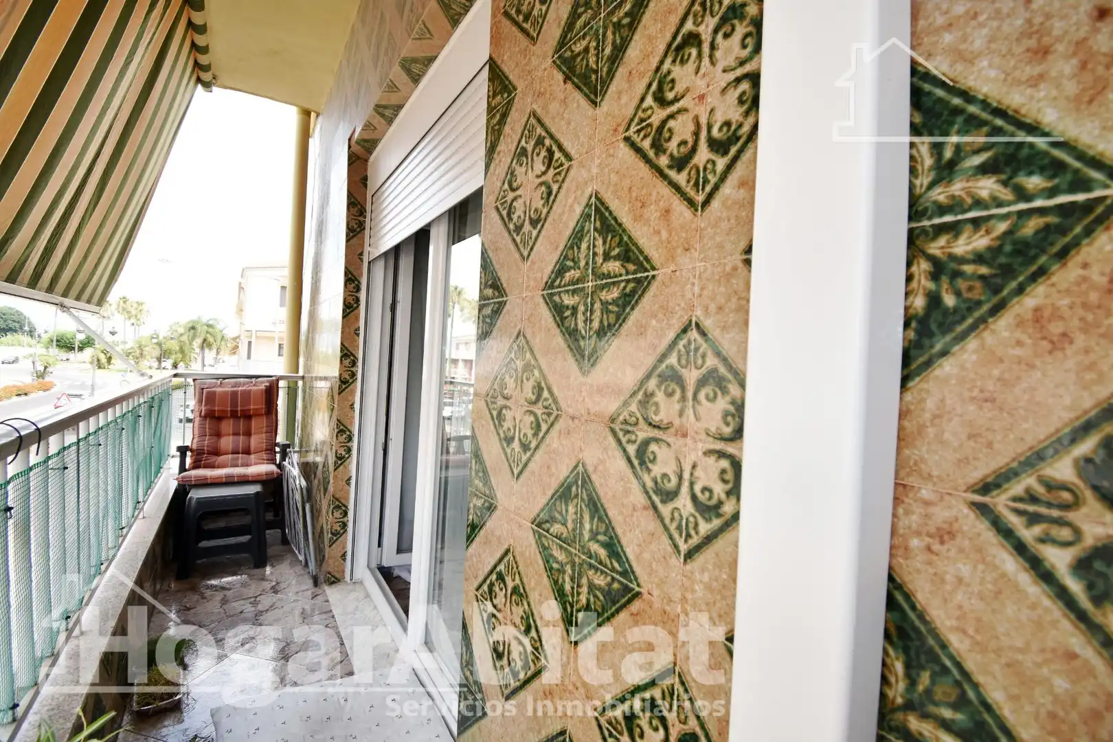 Balcony of Flat for sale in Miramar  with Air Conditioner and Balcony