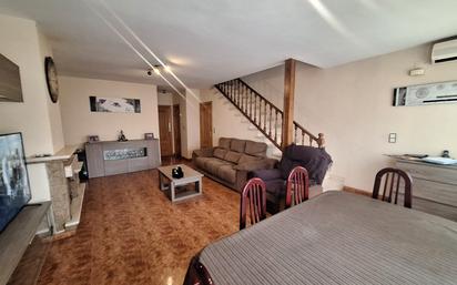 Living room of Single-family semi-detached for sale in Sant Esteve Sesrovires  with Air Conditioner, Heating and Private garden