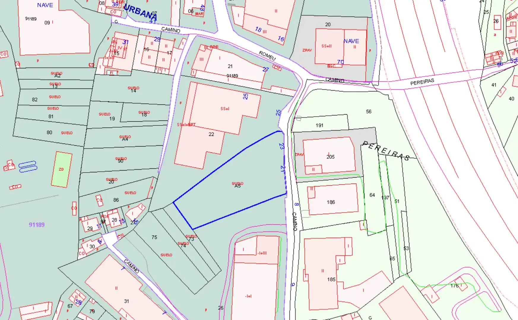 Terreno industrial en venta en Vigo 