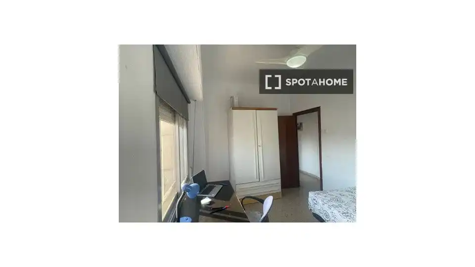 Schlafzimmer von Wohnungen zur untervermieten in Murcia mit Klimaanlage, Terrasse und Möbliert
