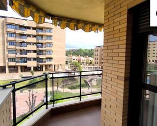 Balcony of Flat to rent in Cuenca Capital  with Heating, Terrace and Furnished